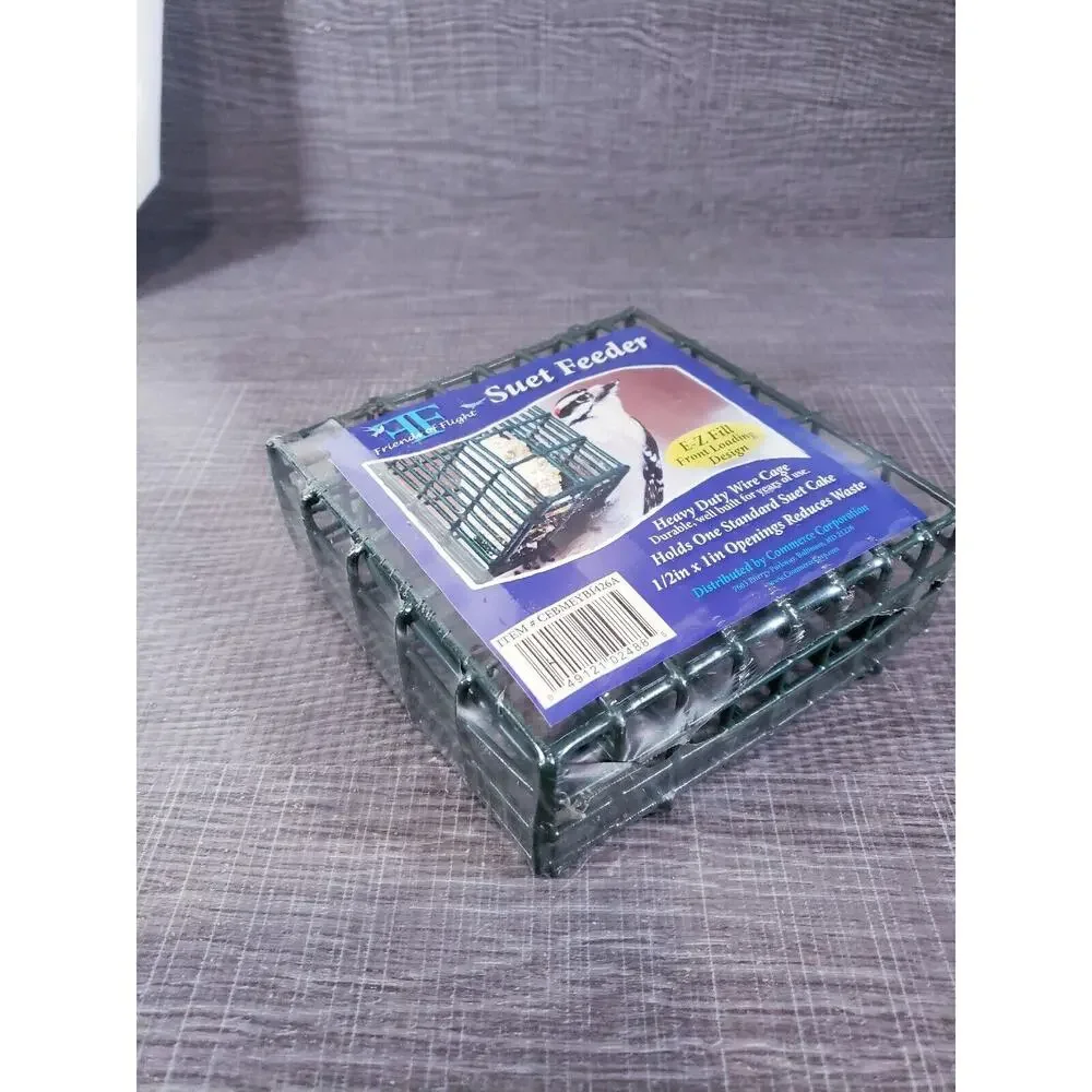 Friend Of Flight Suet Feeder Heavy Duty Wire Cage Front Loading